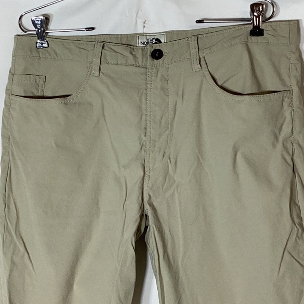 Mens THE NORTH FACE 5 Pocket Khaki Pants Size 34 - Picture 3 of 10